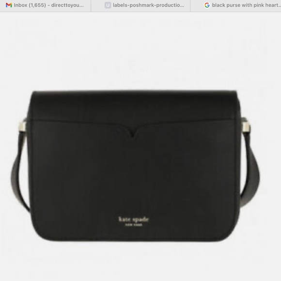 (LIKE NEW) Authentic Kate Spade Nicola Twist Lock Purse (Black and Pink) - Picture 3 of 6